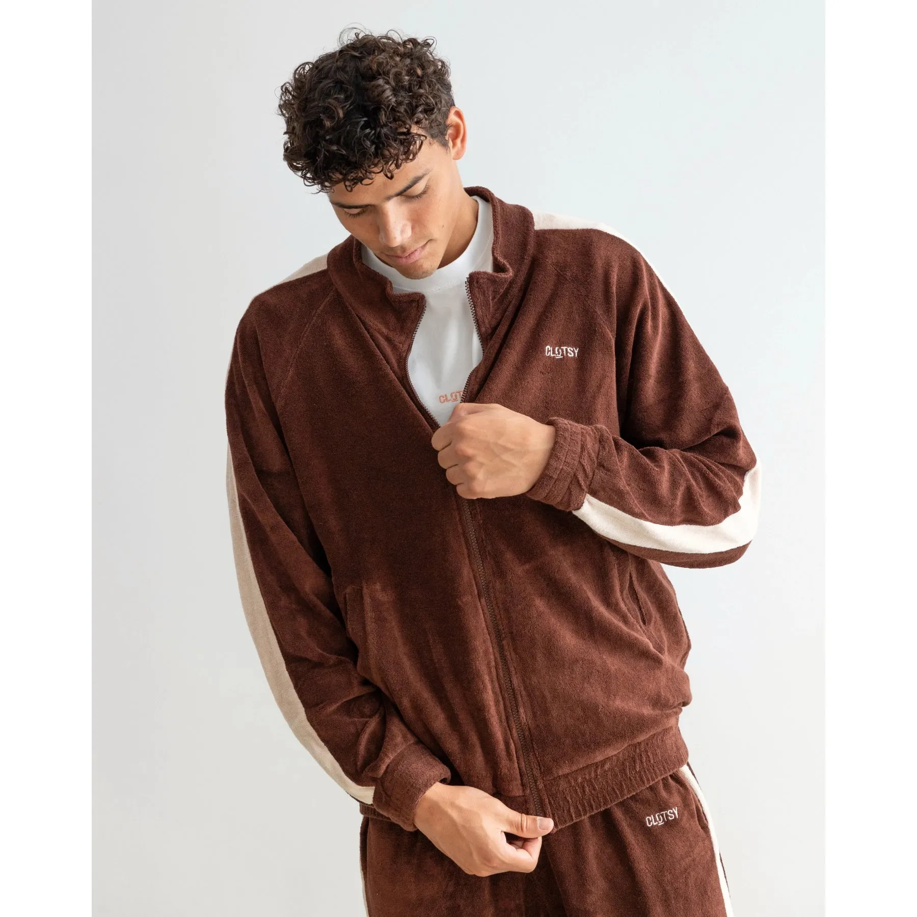 Chaqueta de chándal marrón  Ohne x Clotsy