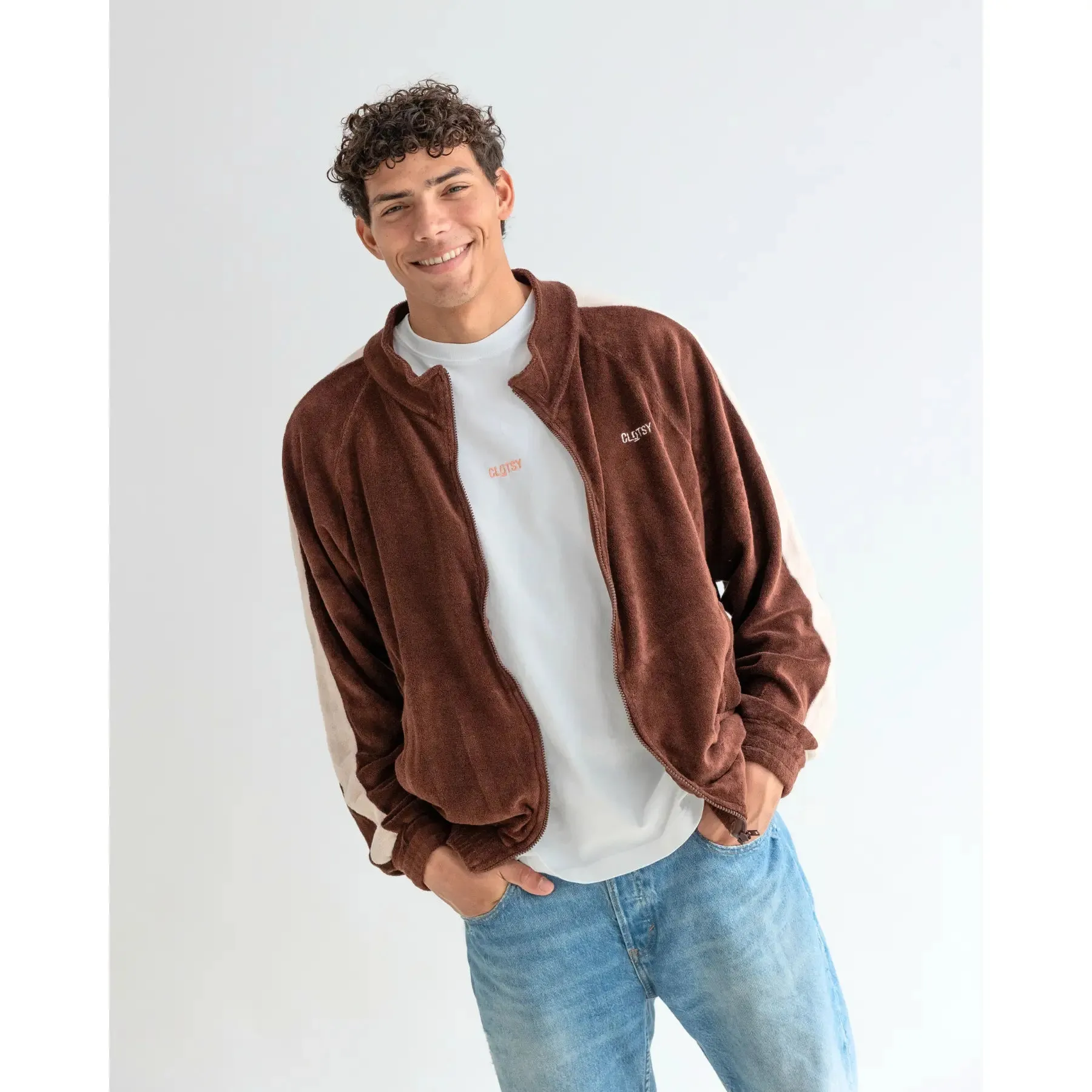 Chaqueta de chándal marrón  Ohne x Clotsy