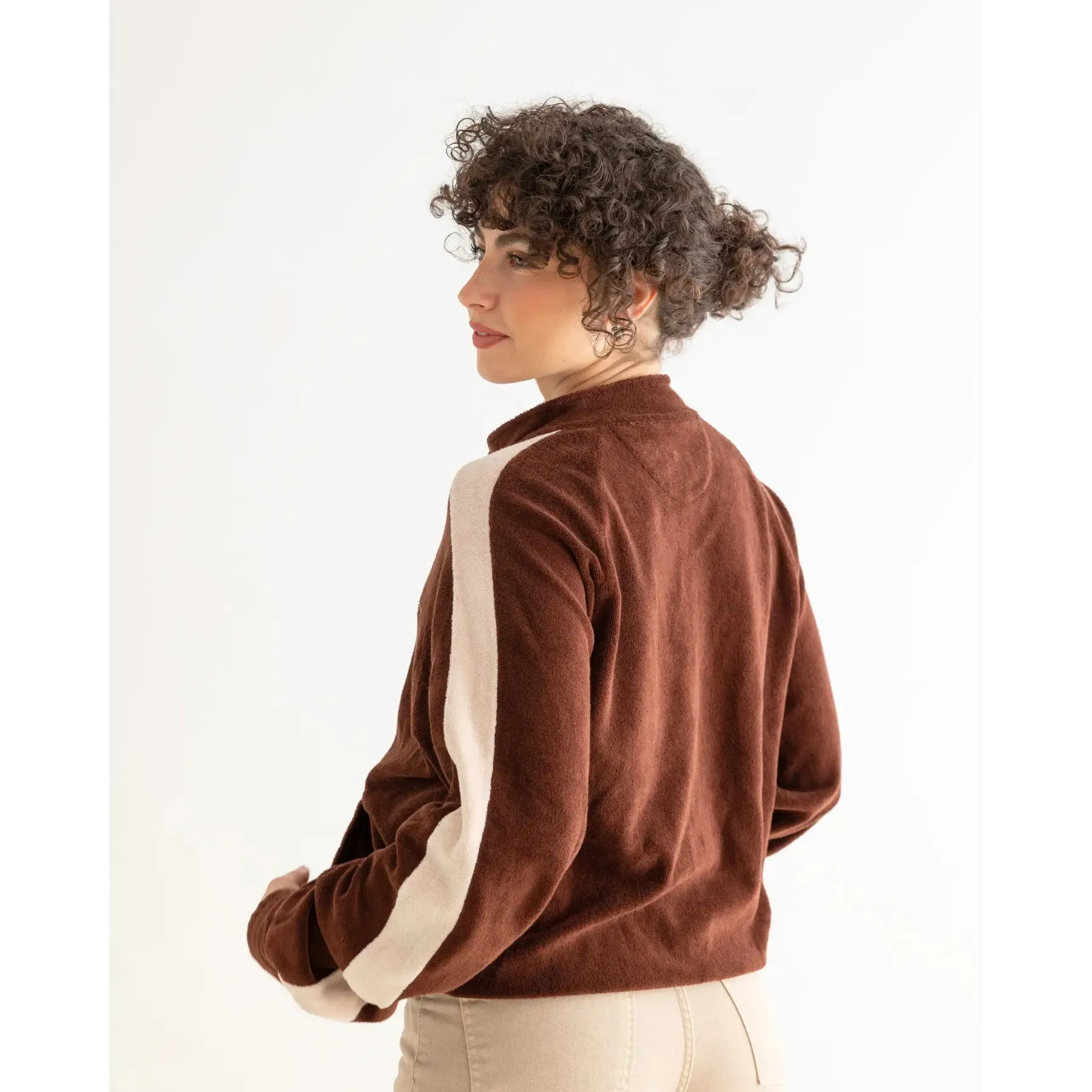Chaqueta de chándal marrón  Ohne x Clotsy