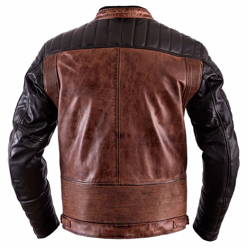 CHAQUETA DE CUERO CRUISER RAG  HELSTONS