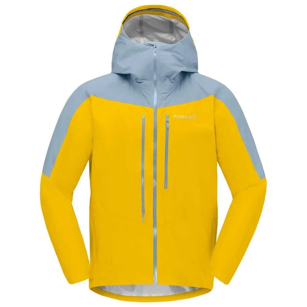 CHAQUETA DE TREKKING NORRONA FALKETIND GORETEX PACLITE JKT M'S SULPHURBLUE FOG