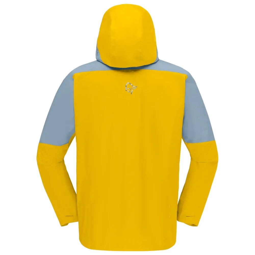 CHAQUETA DE TREKKING NORRONA FALKETIND GORETEX PACLITE JKT M'S SULPHURBLUE FOG