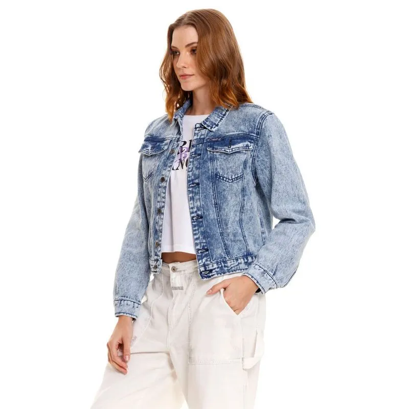Chaqueta Denim Para Mujer Girbaud