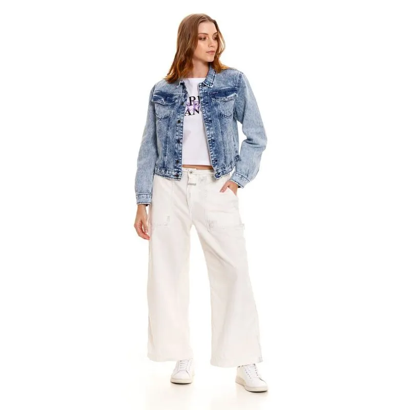 Chaqueta Denim Para Mujer Girbaud