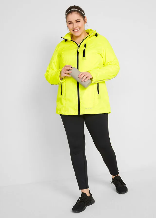 Chaqueta funcional reflectante Amarillo neón