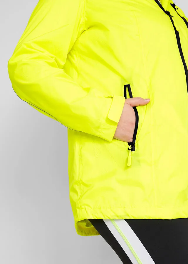 Chaqueta funcional reflectante Amarillo neón