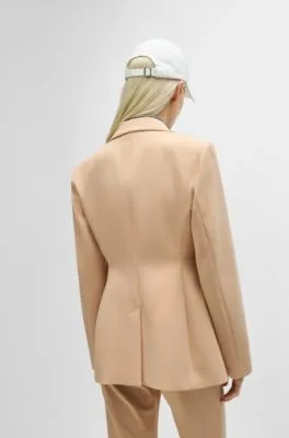 Chaqueta sharp fit con cierre de dos botones