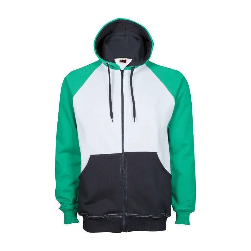 Chaqueta Tricolor con Capucha Unisex California de Joylu