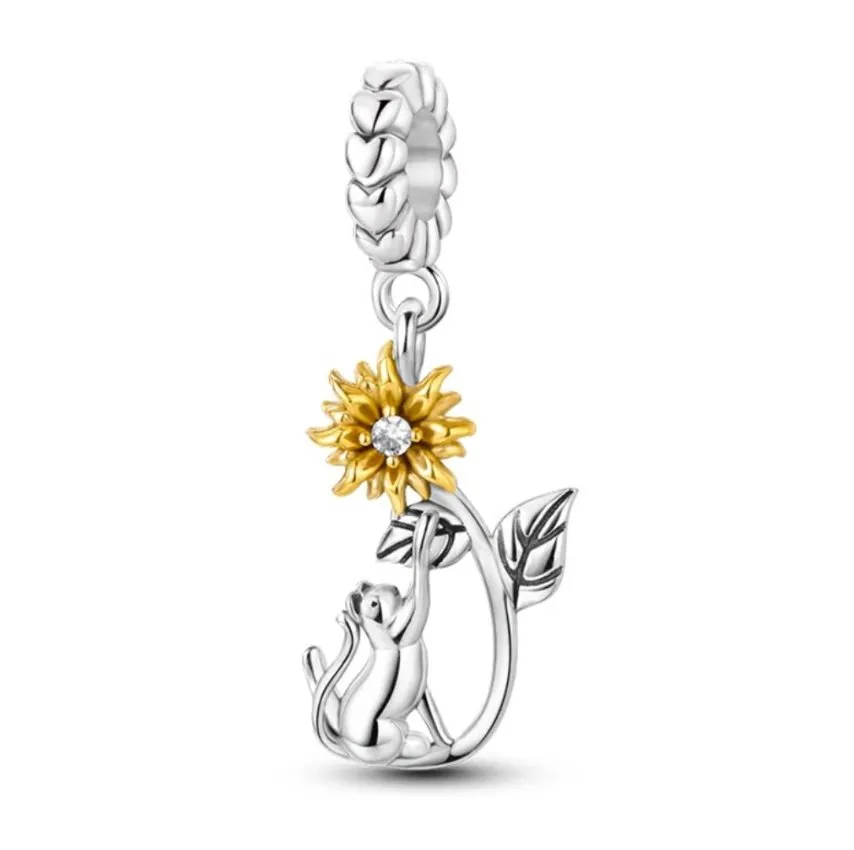 Charm Gato Flor