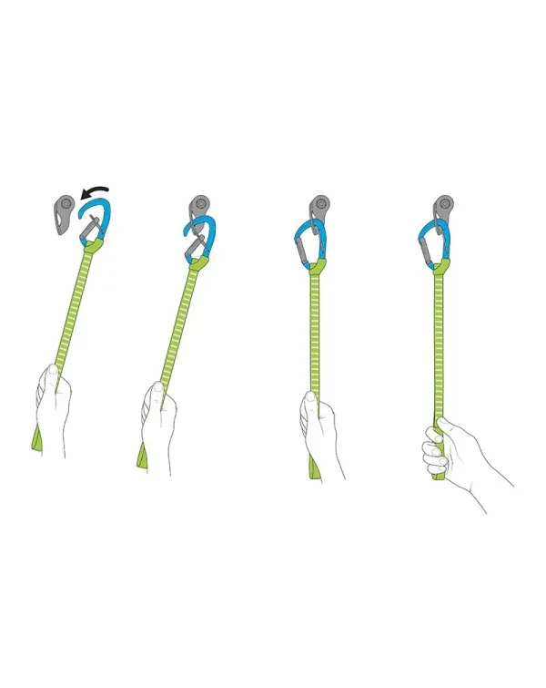 cinta con mosquetón CLIMBING tricky tool