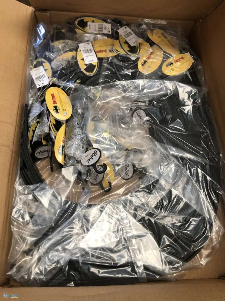 Cinturones para niños Batman Superman de Primark UK Nuevo con etiqueta