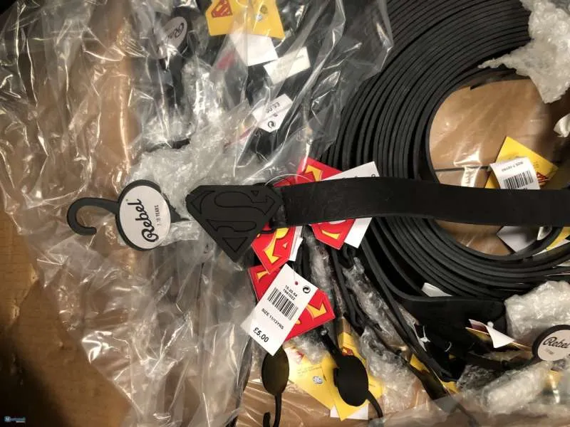 Cinturones para niños Batman Superman de Primark UK Nuevo con etiqueta