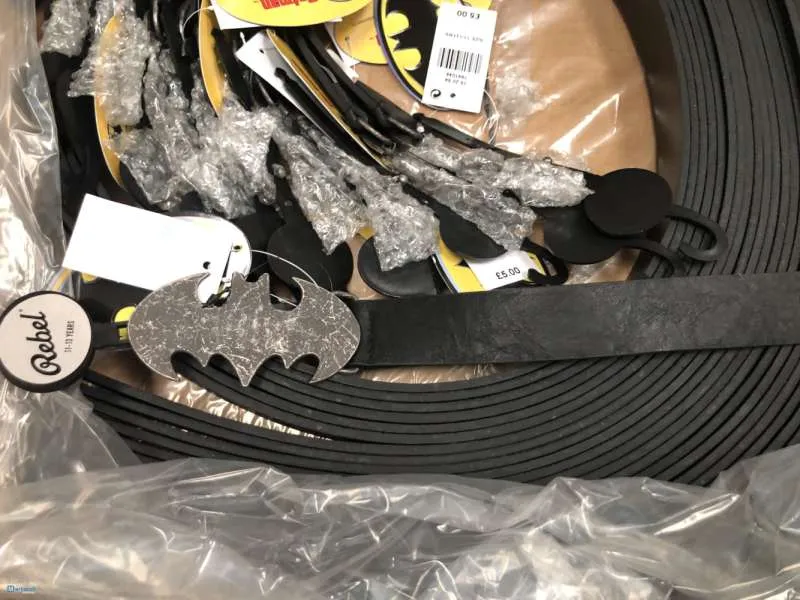 Cinturones para niños Batman Superman de Primark UK Nuevo con etiqueta