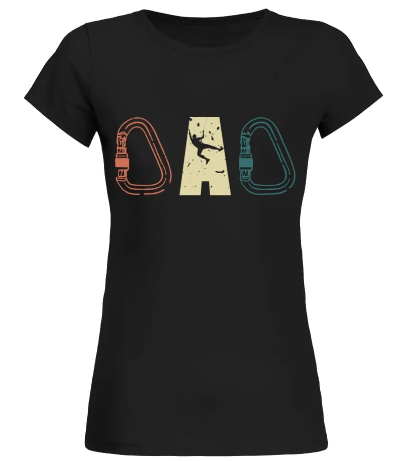 CLIMBING DAD VINTAGE Camiseta cuello redondo Mujer