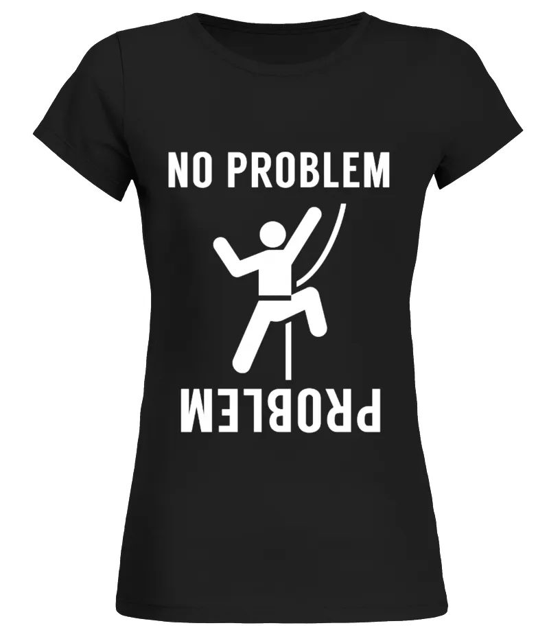CLIMBING TROUBLES Camiseta cuello redondo Mujer
