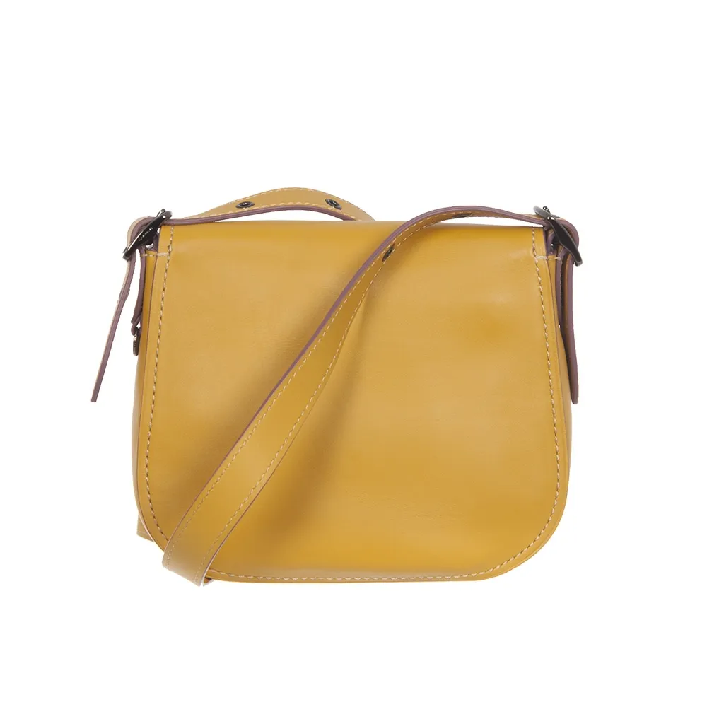 Coach Bolso Saddle 23 Amarillo
