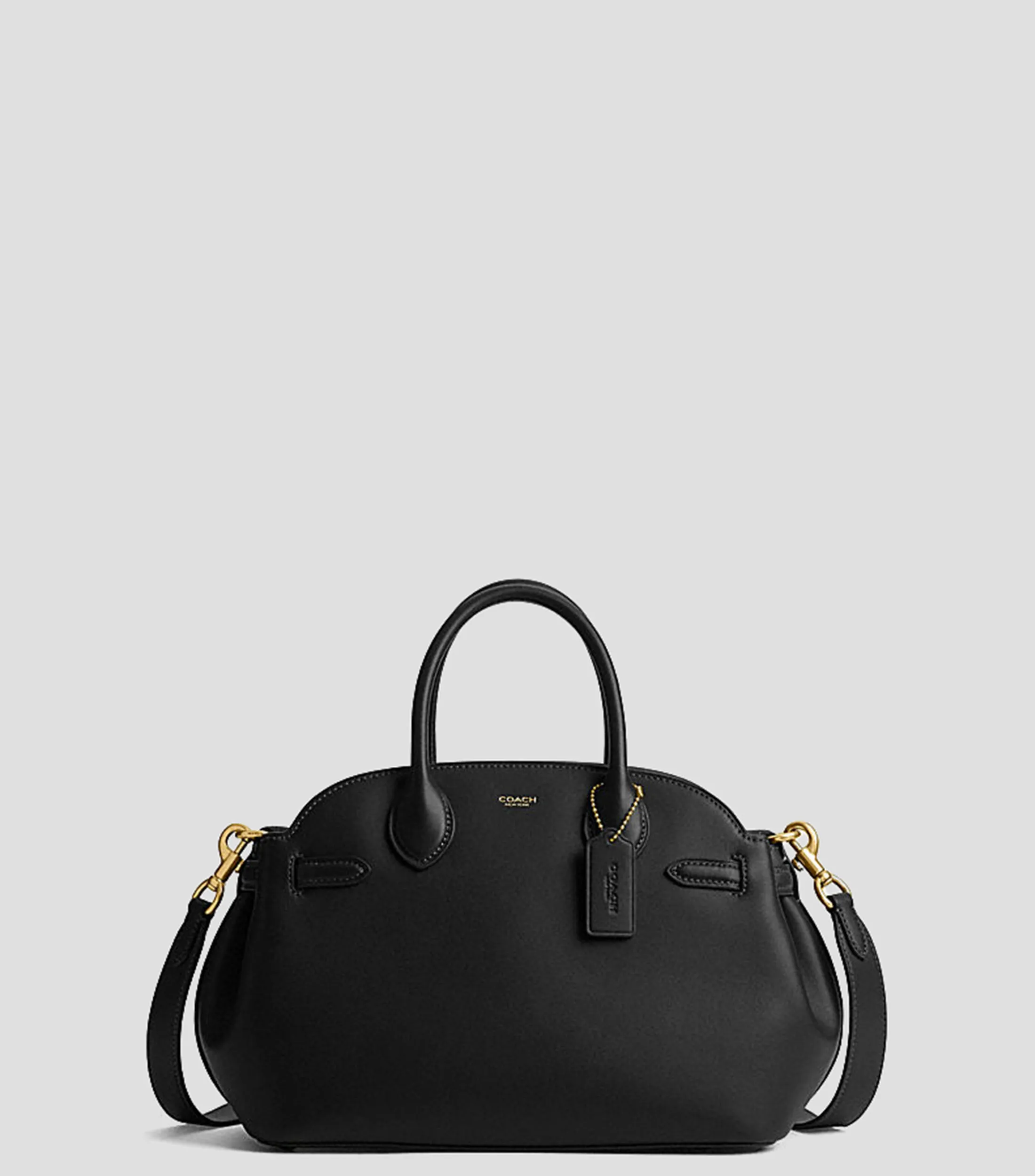 Coach Bolso Satchel Negro en Piel Empire Mujer