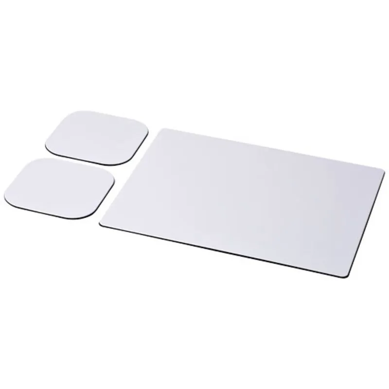 COMBO 3 DE ALFOMBRILLA PARA RATóN Y JUEGO DE POSAVASOS 'BRITEMAT®'
