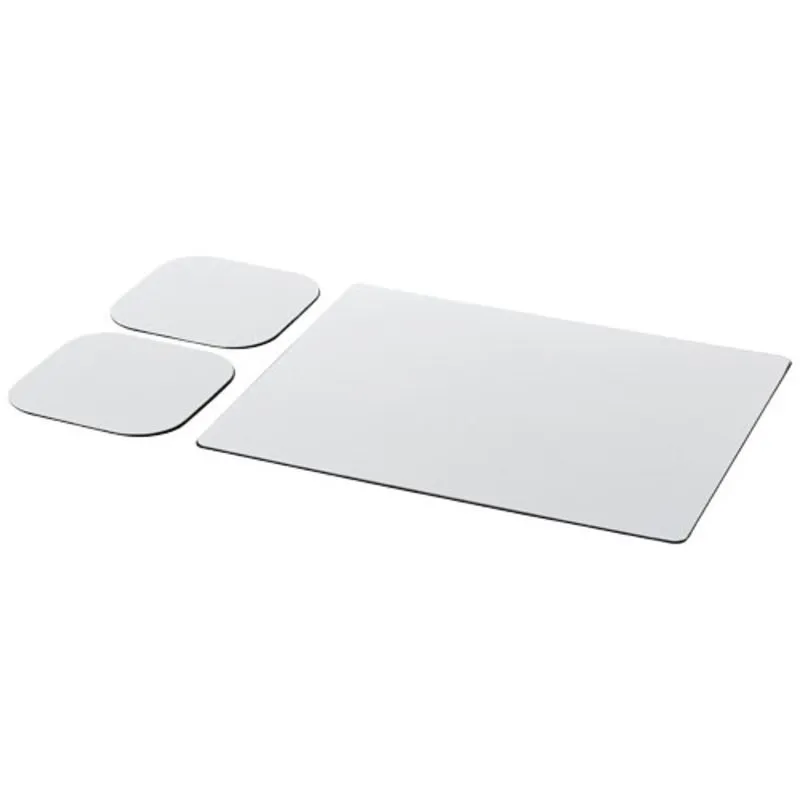 COMBO 3 DE ALFOMBRILLA PARA RATóN Y JUEGO DE POSAVASOS 'BRITEMAT®'