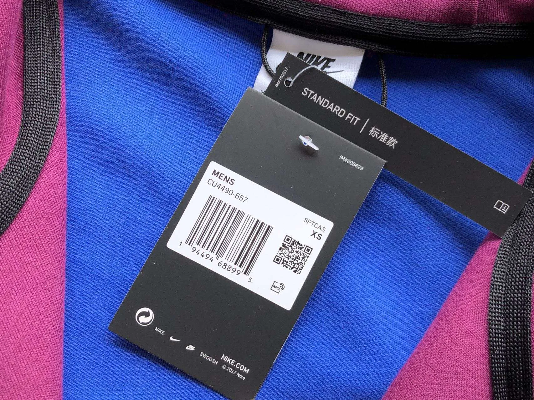 Conjunto de Chándal Nike Tech Fleece – Morado/Azul