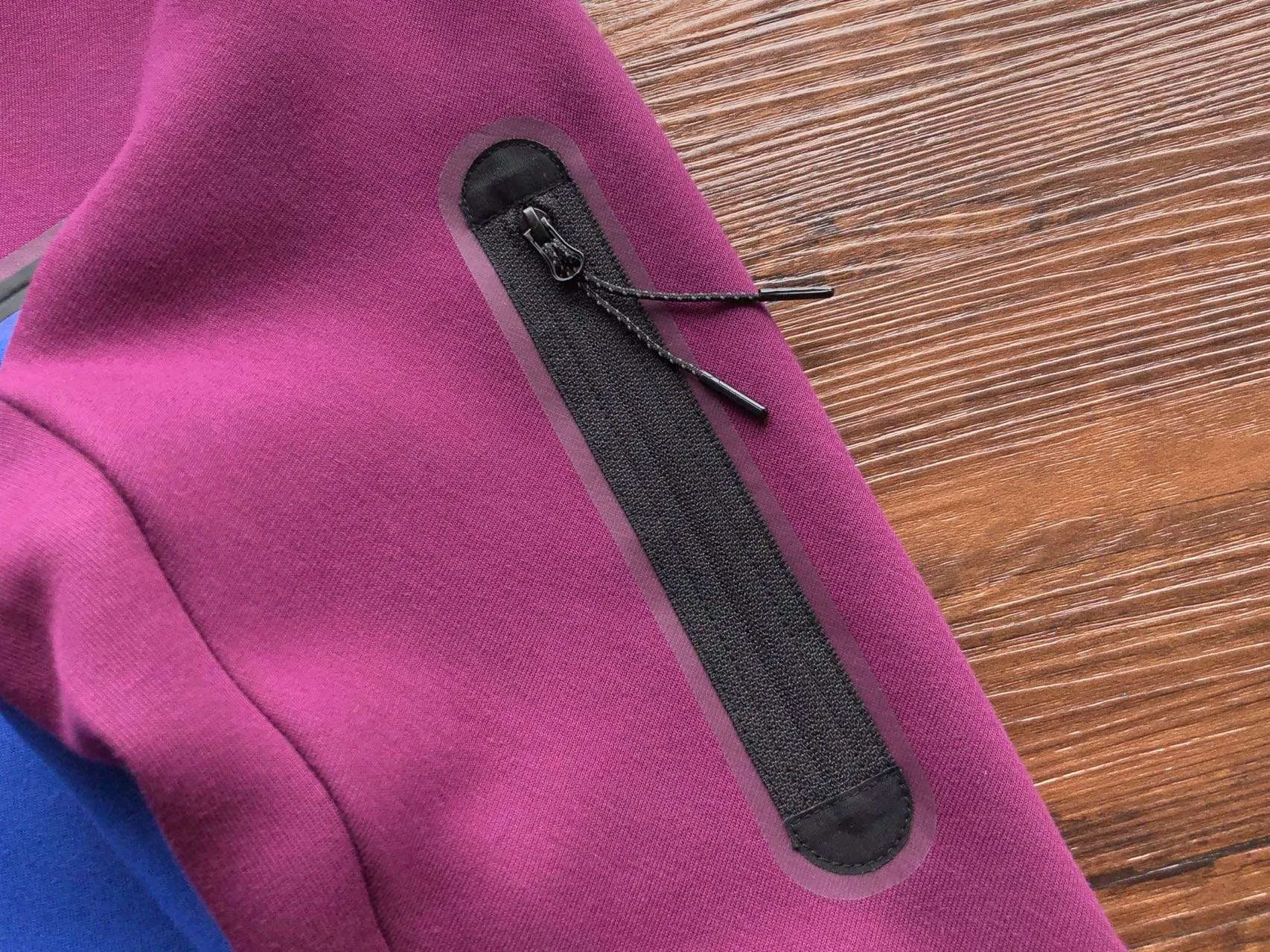 Conjunto de Chándal Nike Tech Fleece – Morado/Azul