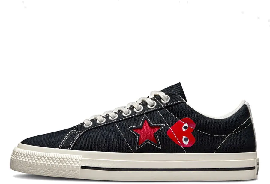 Converse One Star Ox Comme des Garcons PLAY Black