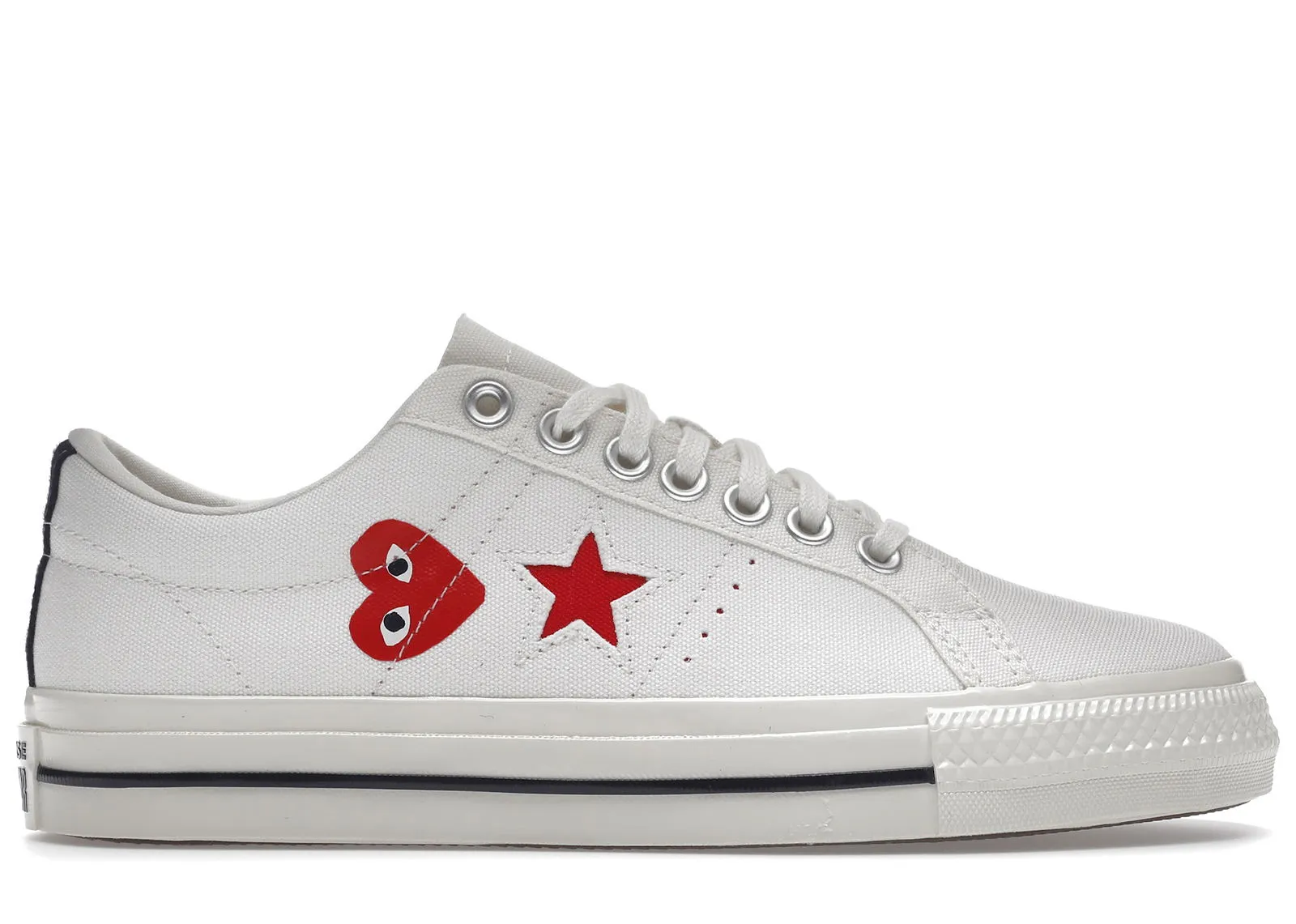 Converse One Star Ox Comme des Garcons PLAY White