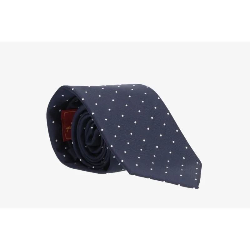 Corbata marino lunar blanco