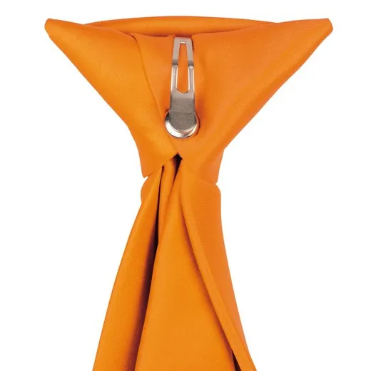 CORBATA SATINADA CON CLIP