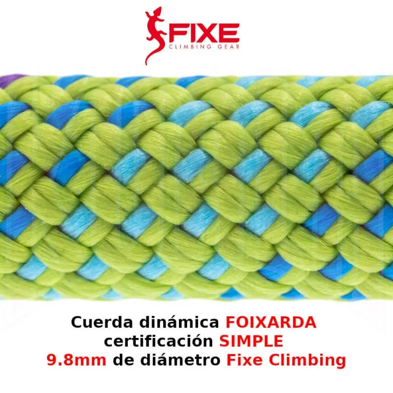 Cuerda escalada FOIXARDA 9.8mm 50mts. Fixe Climbing