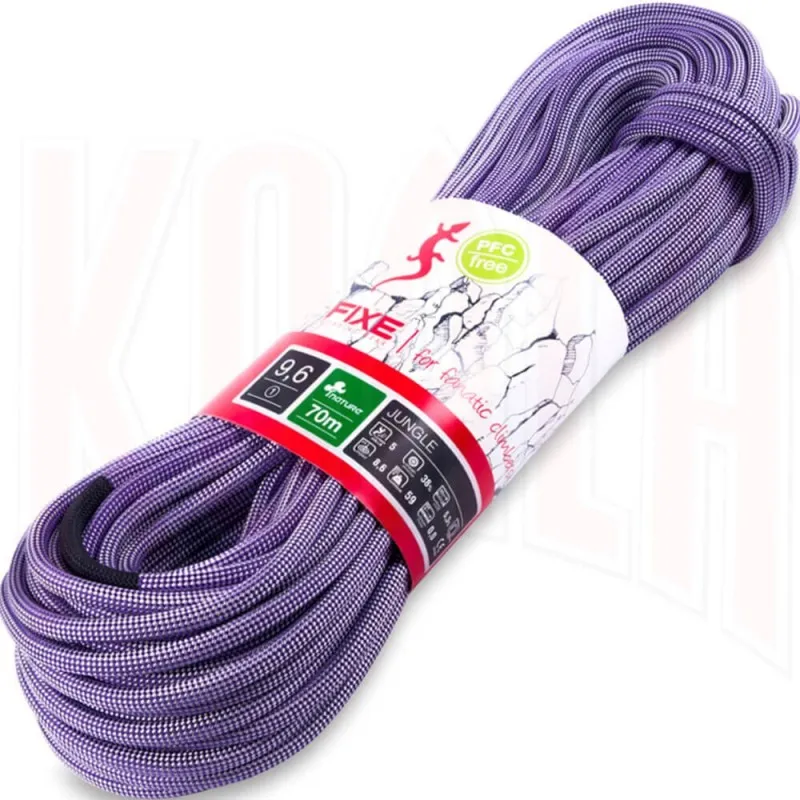Cuerda escalada JUNGLE 9.6mm 70mts. Fixe Climbing