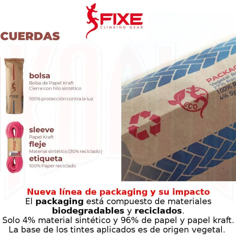 Cuerda escalada SIURANA 9.6 mm 70 mts. Fixe Climbing