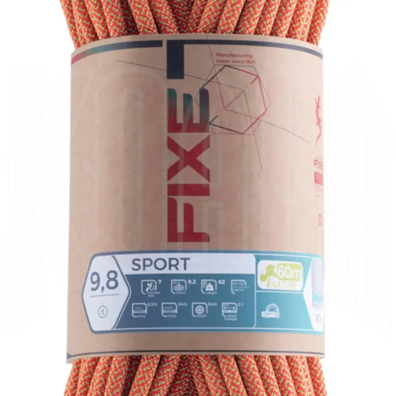 Cuerda escalada SPORT 9.8mm 80mts. Fixe Climbing