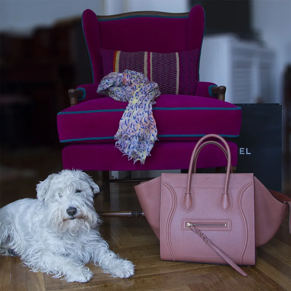 Céline Bolso Phantom Rosa Palo