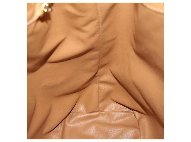 Céline CELINE Macadam Canvas Bandolera Cuero PVC Marrón Auth am2637sol Castaño 