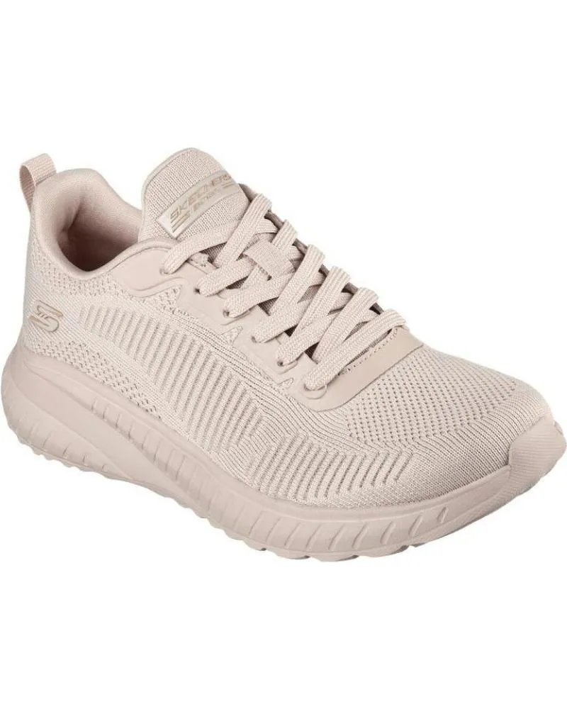 Deportivas SKECHERS  de Mujer y Niña BOBS SQUAD CHAOS FACE OFF  BEIG