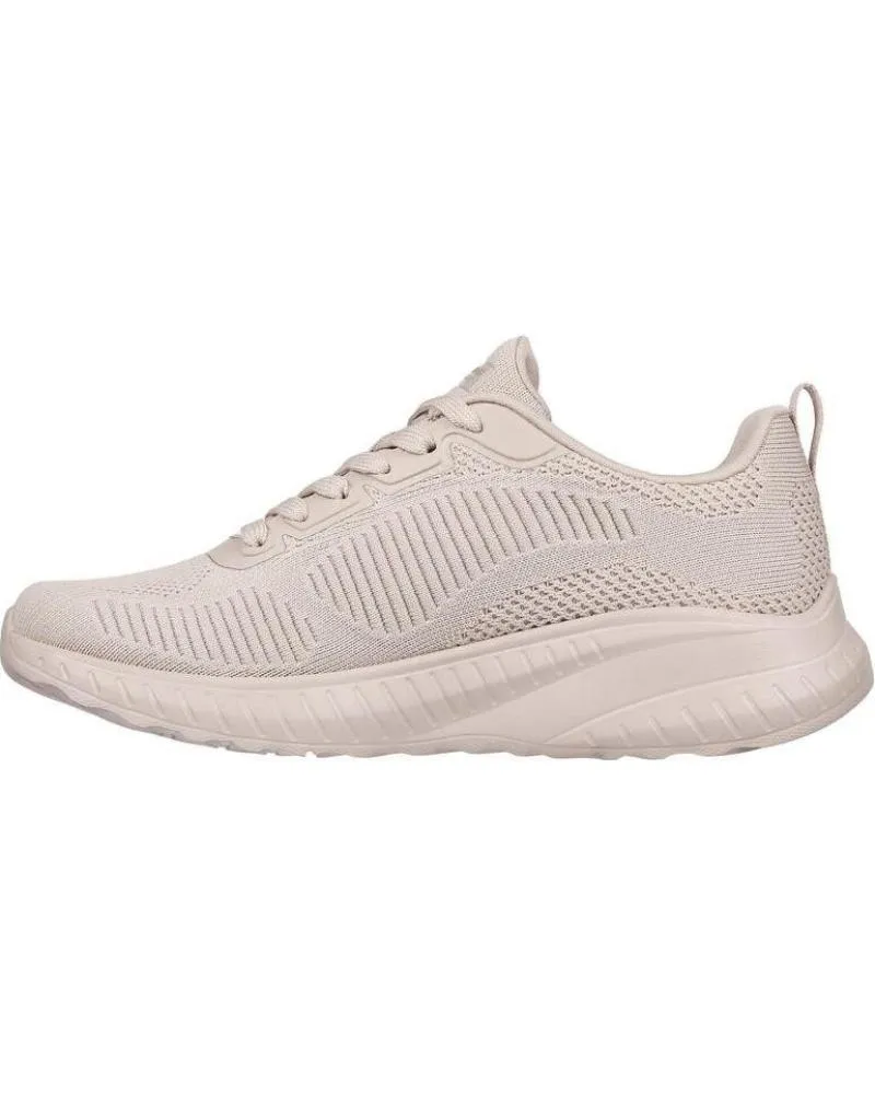 Deportivas SKECHERS  de Mujer y Niña BOBS SQUAD CHAOS FACE OFF  BEIG