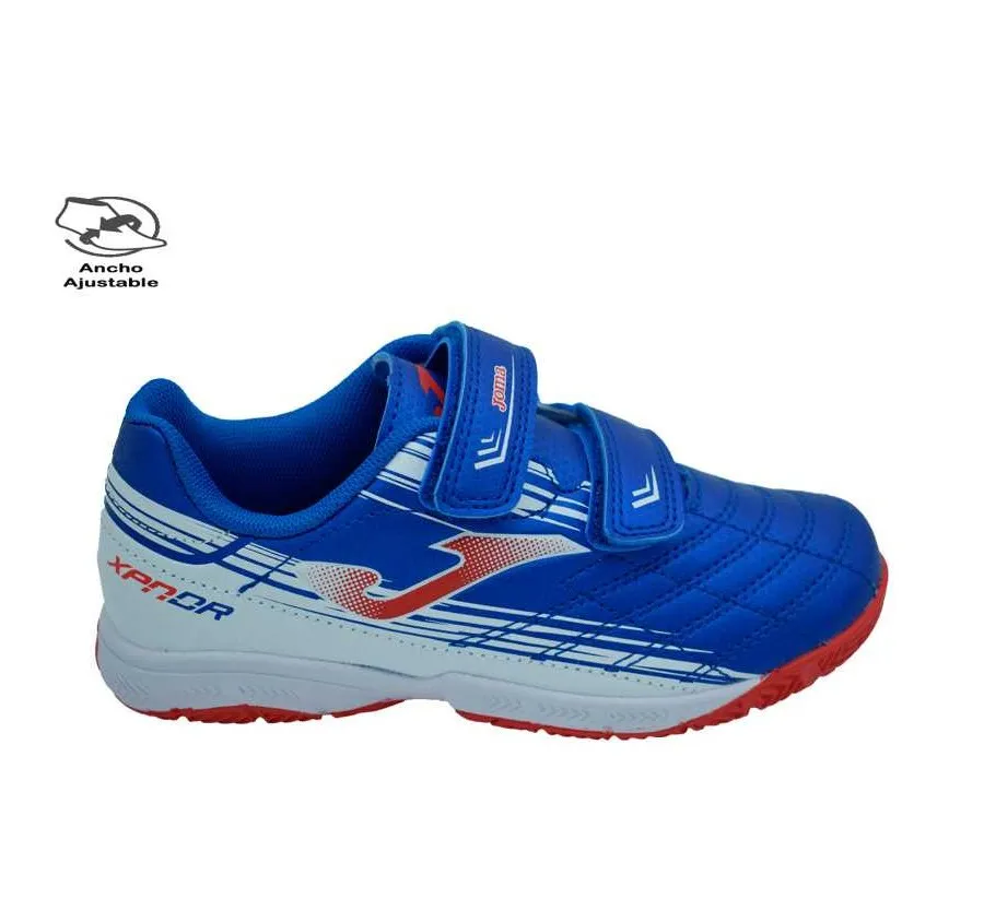 DEPORTIVO JOMA XPANDER JUNIOR XPJW2209INV ROYAL DOBLE VELCRO FUTBOL SALA PARA NIÑO 27424