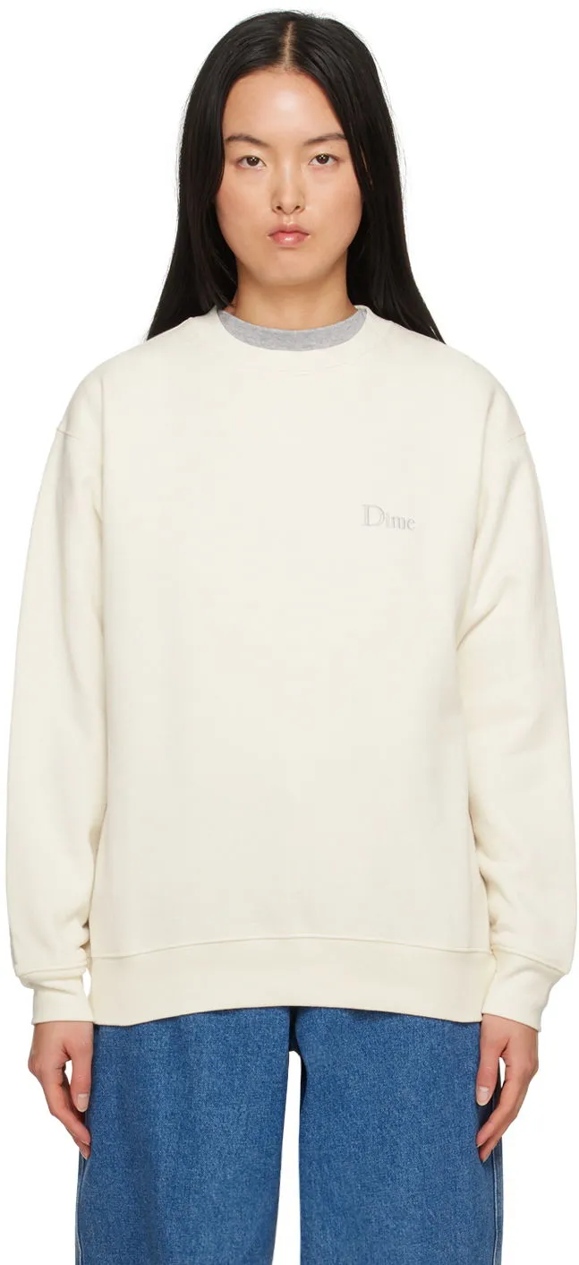 DIME CLASSIC SWEATSHIRT "OFFWHITE"