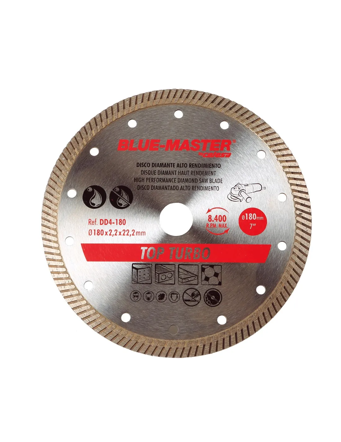 DISCO DIAMANTE TOP TURBO Ø115X1,4MM