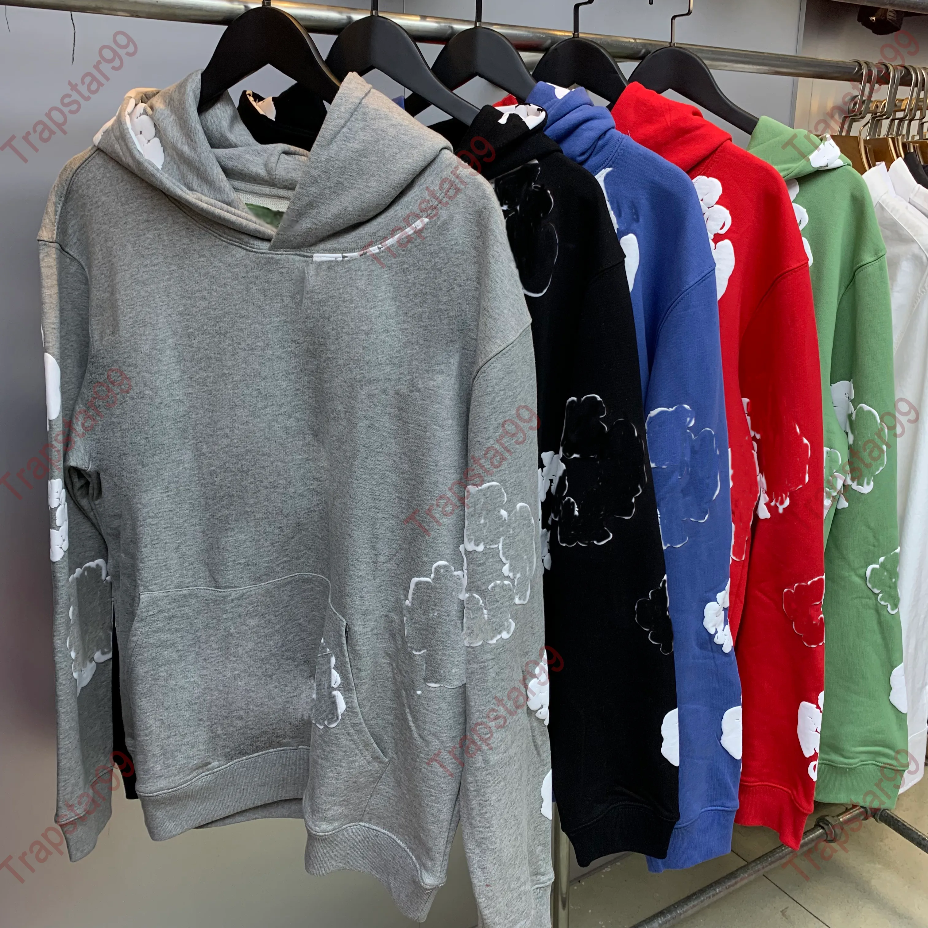 Diseñador Mensaje de sudadera con capucha de alta calidad para hombres Sweatsed Sweet Sweet Sweatshirt Pantalones de Hip Hop Swe