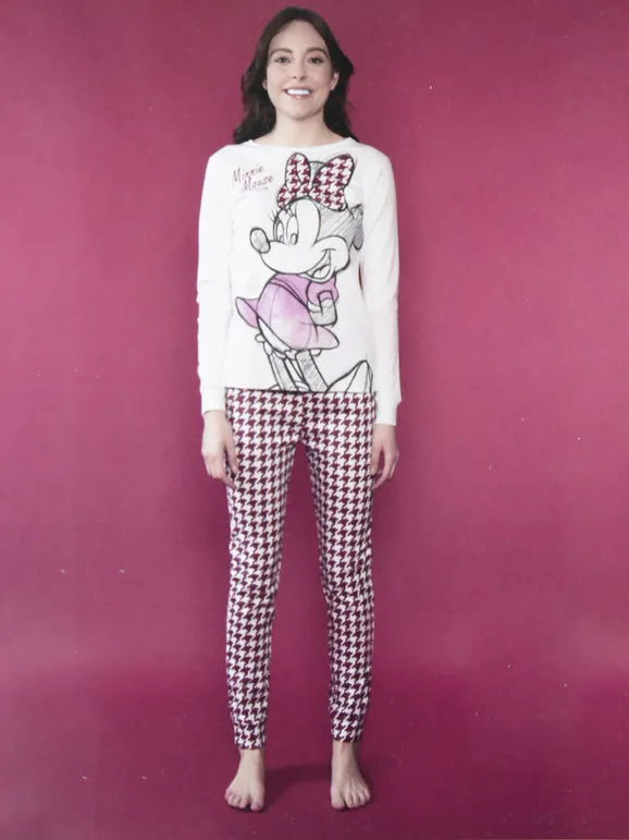 Disney Pijama largo de algodón interlock para niña con estampado estampado