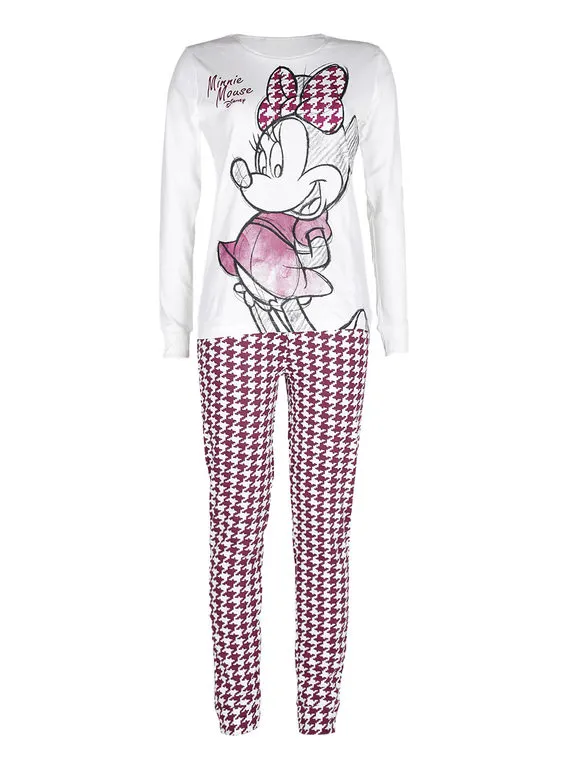 Disney Pijama largo de algodón interlock para niña con estampado estampado
