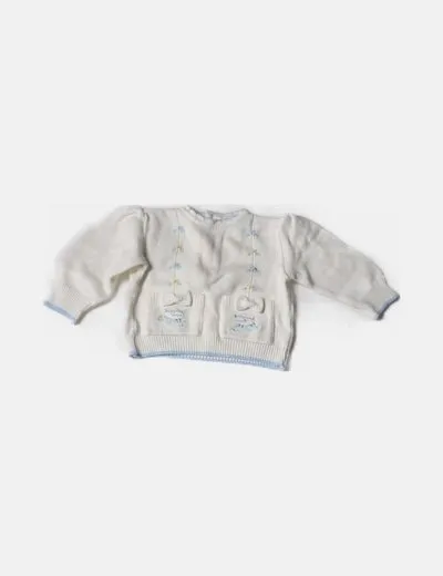 El Corte Inglés Jersey blanco estampado floral