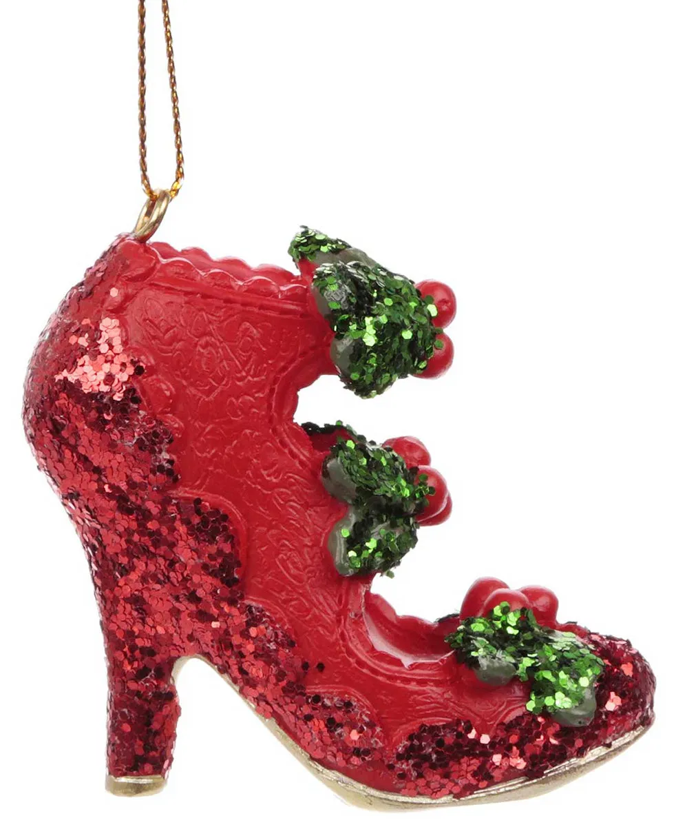 Elección irregular Holly Jolly en Red Christmas Bauble