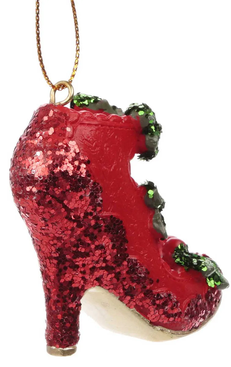 Elección irregular Holly Jolly en Red Christmas Bauble