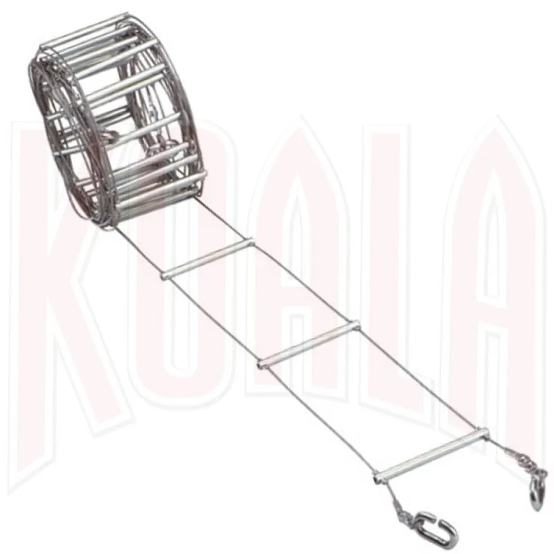Escalera metálica enrollable ESCALA 5 metros cable de acero Fixe Climbing