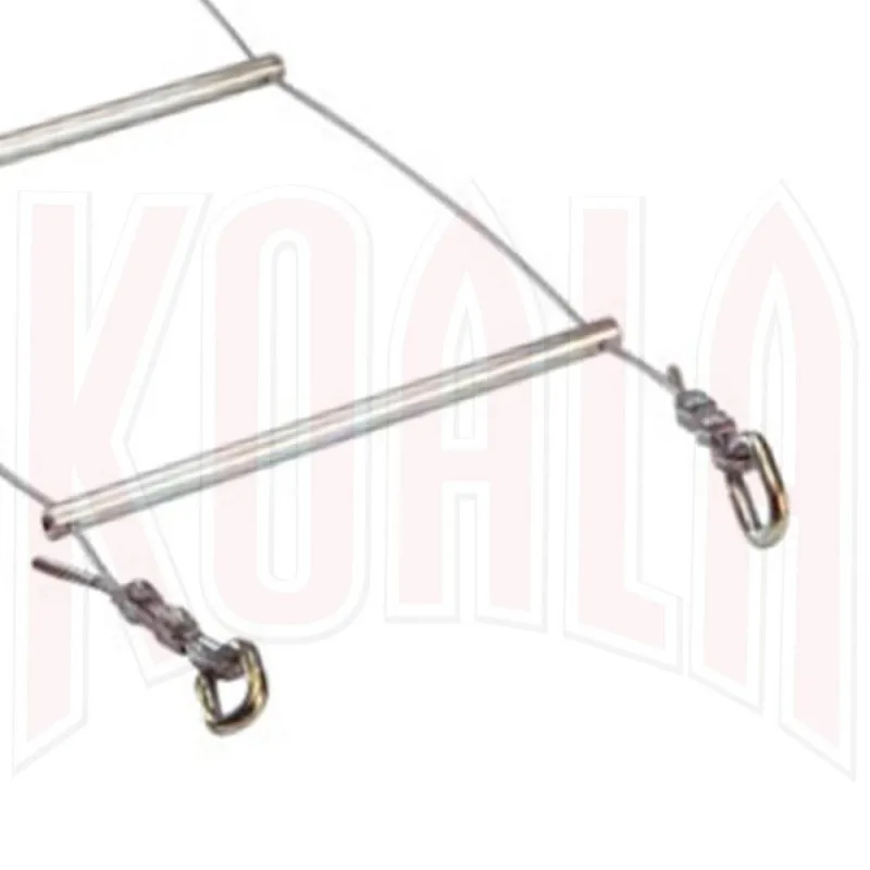 Escalera metálica enrollable ESCALA 5 metros cable de acero Fixe Climbing