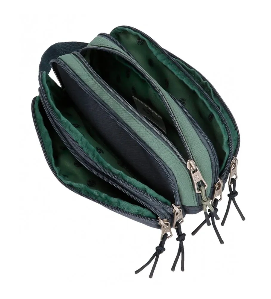 Estuche Pepe Jeans Tom cinco compartimentos azul oscuro