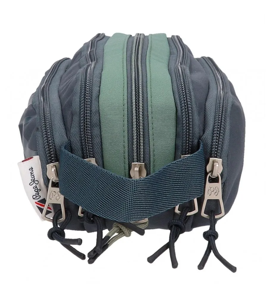 Estuche Pepe Jeans Tom cinco compartimentos azul oscuro
